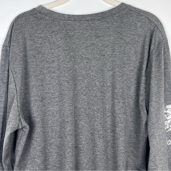 Long Sleeve Tee T-Shirt Size XL Lahaina Stay Strong Gray Cotton Blend Crew Neck - Picture 6 of 9
